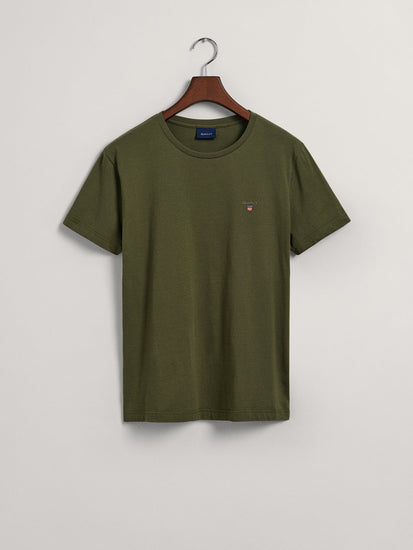 Gant Olive Green Original Regular Fit T-Shirt