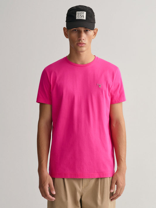 Gant Pink Original Regular Fit T-Shirt