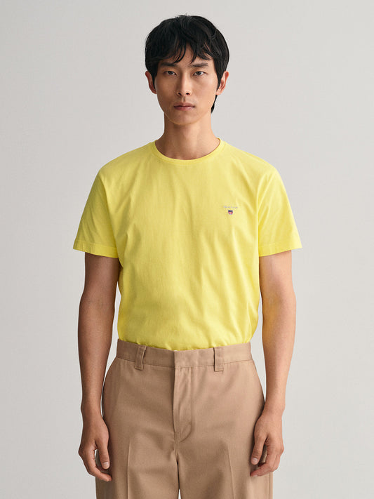 Gant Yellow Original Regular Fit T-Shirt