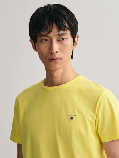 Gant Yellow Original Regular Fit T-Shirt