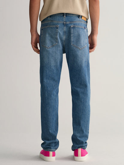 Gant Men Regular Fit Light Fade Cotton Jeans