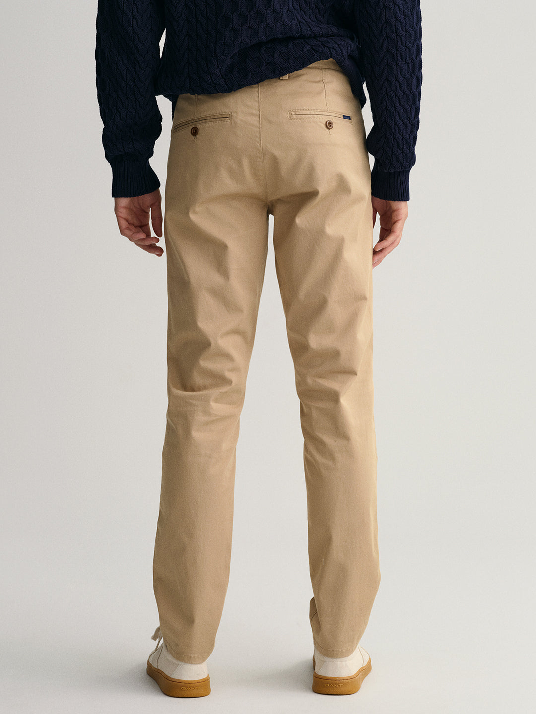 Gant Men Comfort Slim Fit Cotton Chinos Trousers