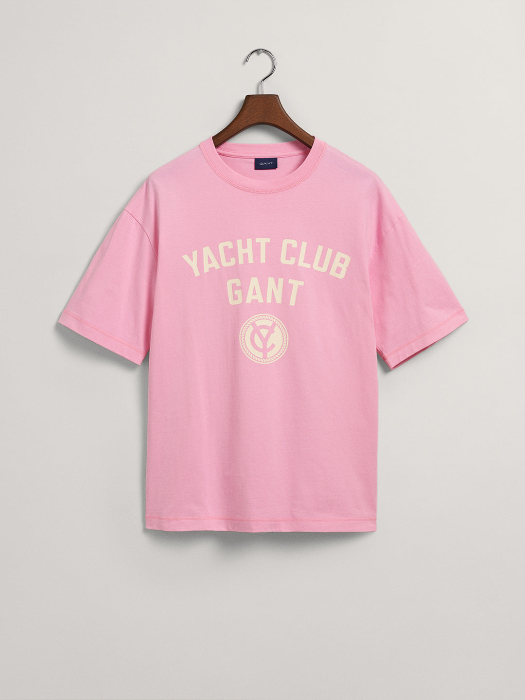 Gant Pink Yacht Logo Regular Fit T-Shirt