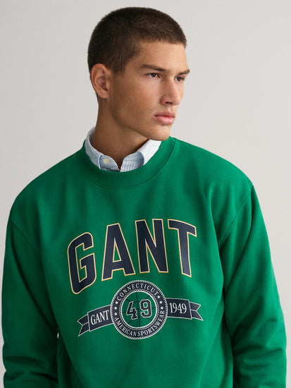 Gant Men Printed Cotton Sweatshirt