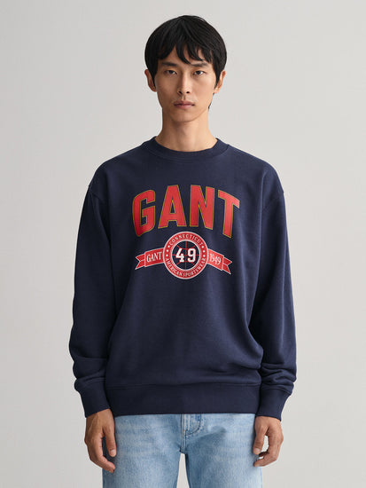 Gant Men Printed Cotton Sweatshirt