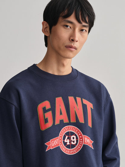 Gant Men Printed Cotton Sweatshirt