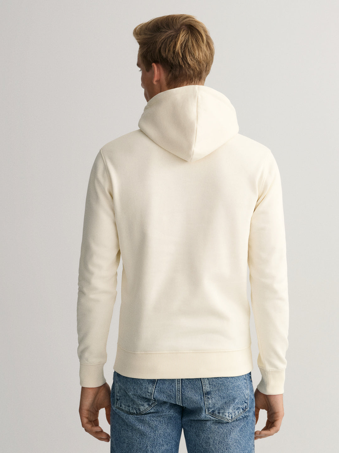 Gant Men Printed Cotton Hooded Sweatshirt