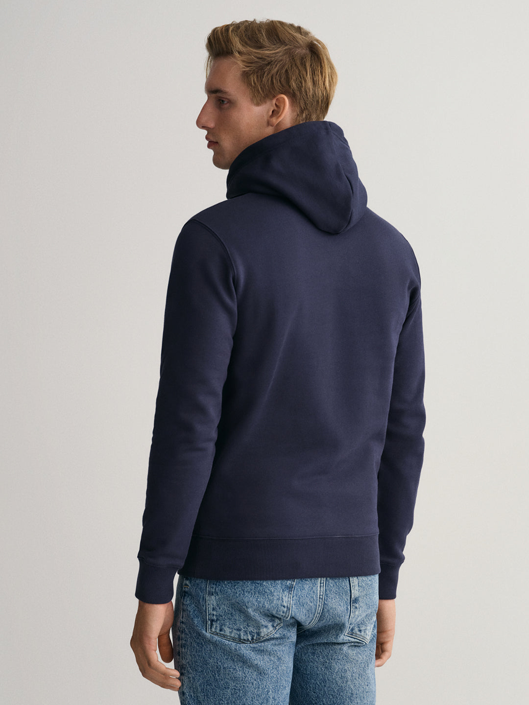 Gant Men Printed Cotton Hooded Sweatshirt