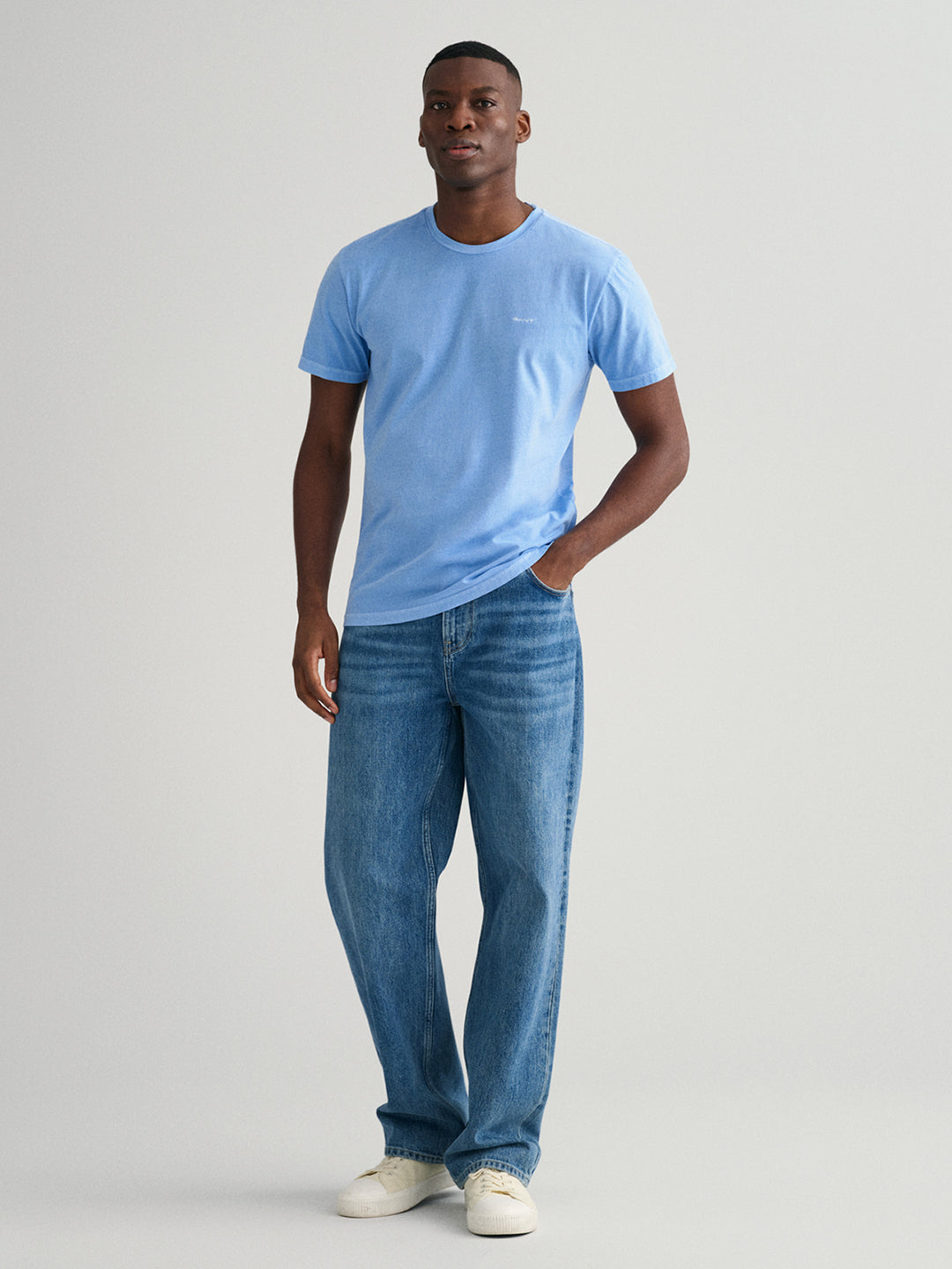 Gant Blue Sunfaded Modern Fit T-Shirt