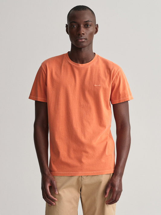 Gant Orange Sunfaded Modern Fit T-Shirt