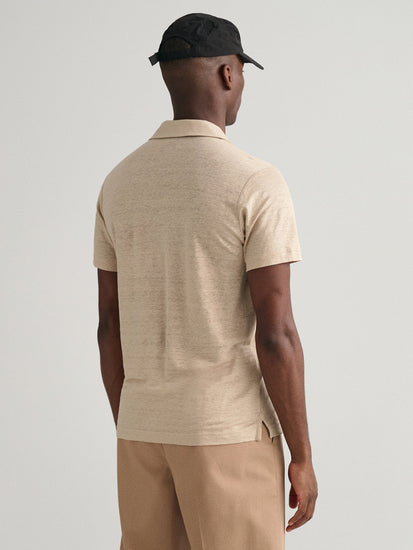 Gant Beige Regular Fit Polo T-Shirt