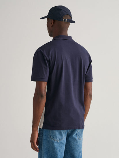 Gant Multi Blocked Comfort Fit Pique Polo T-Shirt