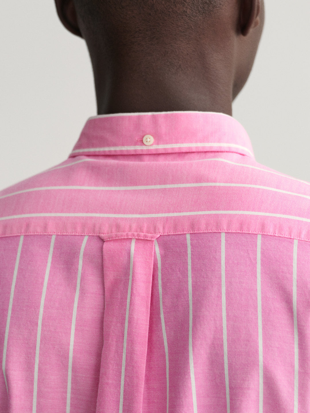 Gant Pink Oxford Striped Regular Fit Shirt