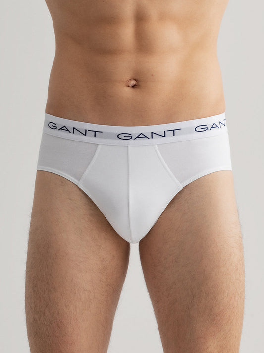 Gant Men Pack Of 3 Mid-Rise Basic Briefs