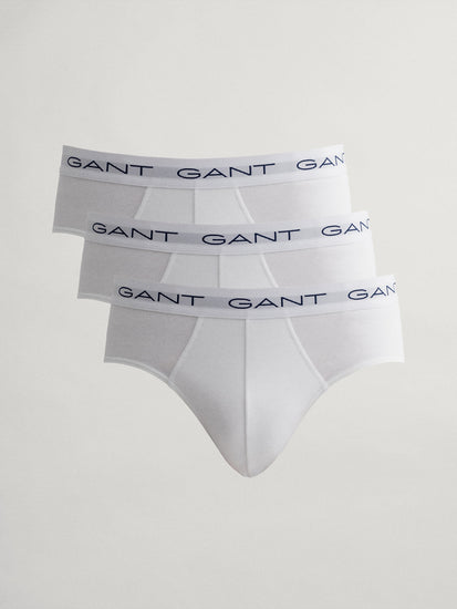 Gant Men Pack Of 3 Mid-Rise Basic Briefs