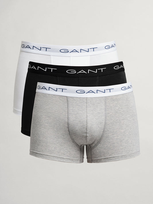 Gant Men Pack Of 3 Brand Logo Printed Trunks