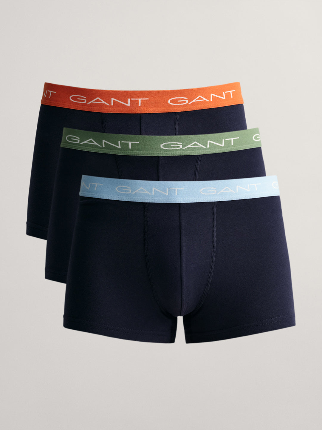 Gant Men Pack Of 3 Brand Logo Printed Trunks