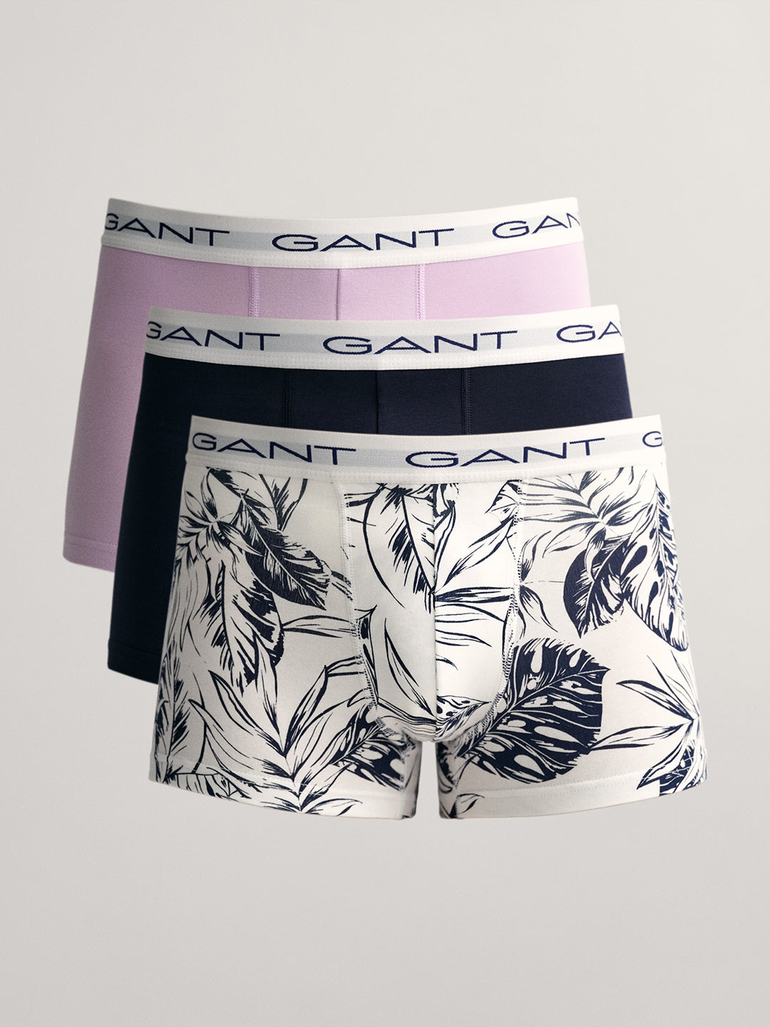 Gant Men Pack Of 3 Brand Logo Printed Trunks