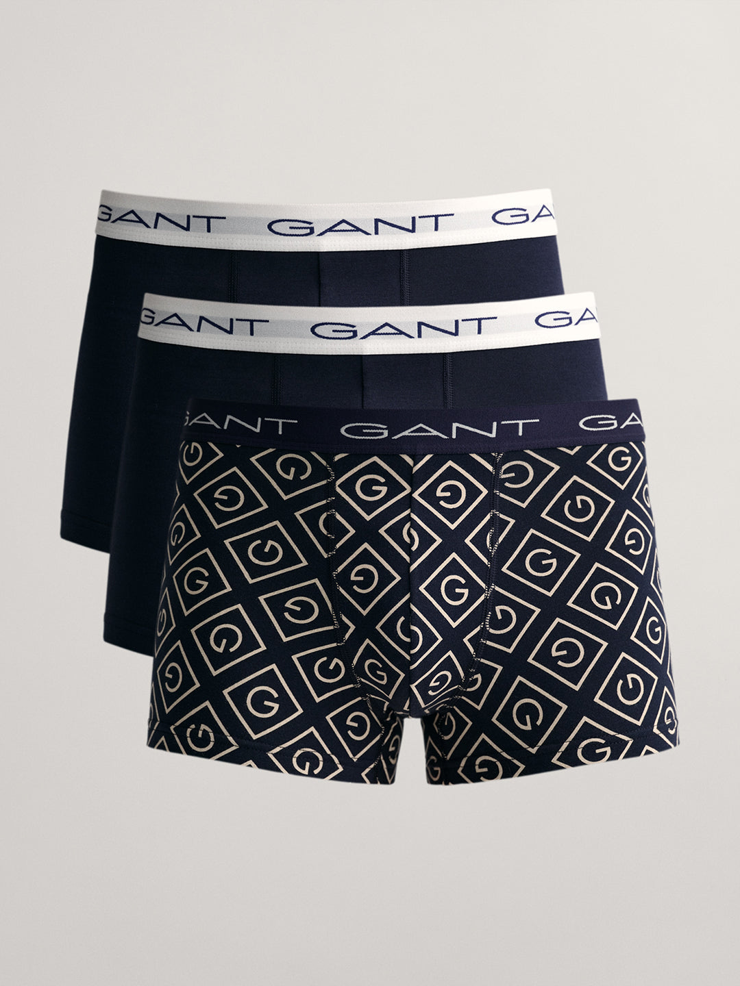 Gant Men Pack Of 3 Icon G Printed Trunks 8905241187669