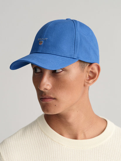 GANT Uniseks. Hoge Katoenen Twill Cap, marineblauw, L-XL GANT Uniseks. Hoge Katoenen Twill Cap, marineblauw, L-XL