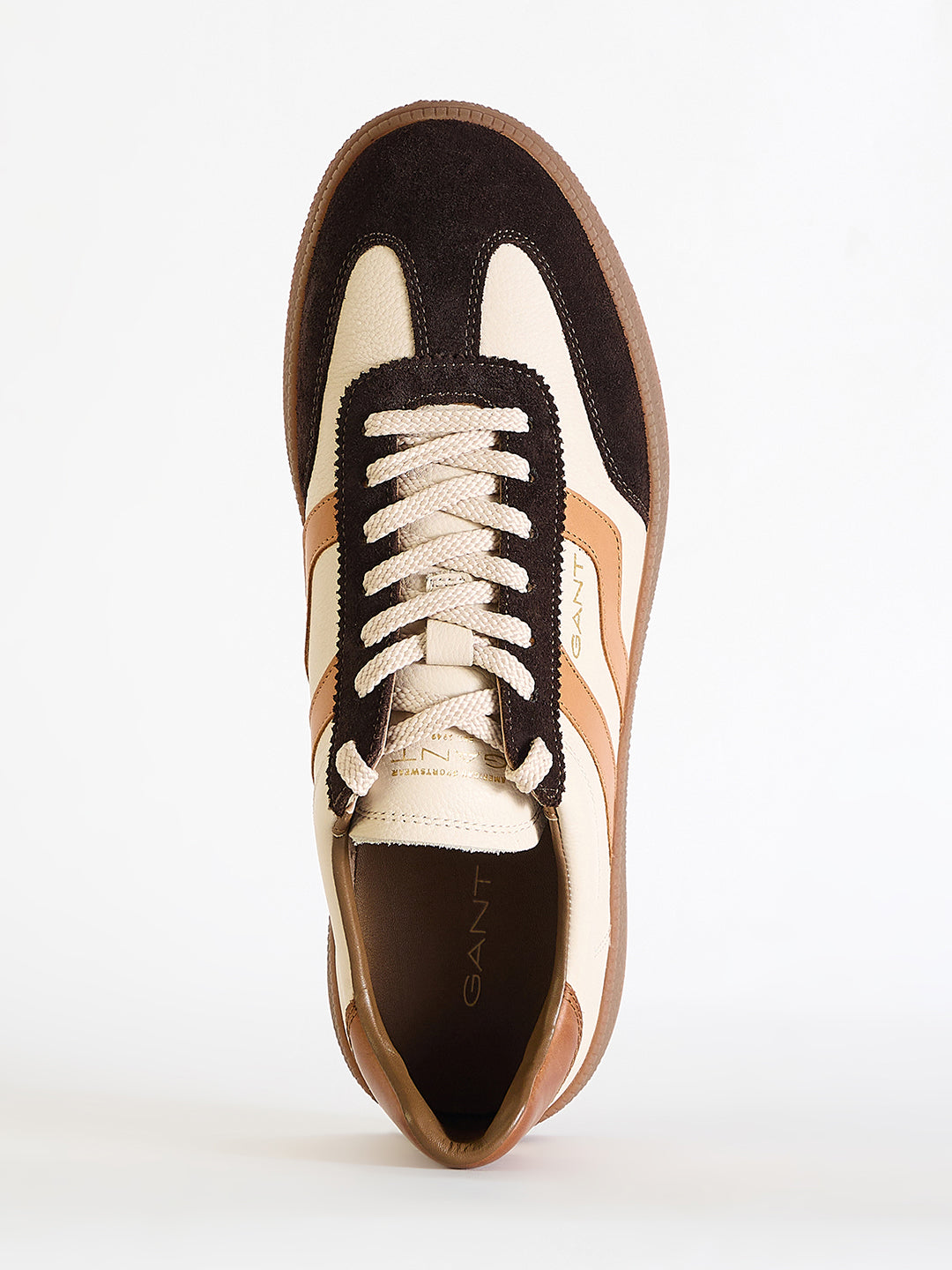 Gant Men Multi Color-Blocked Lace-Up Round Toe Sneakers