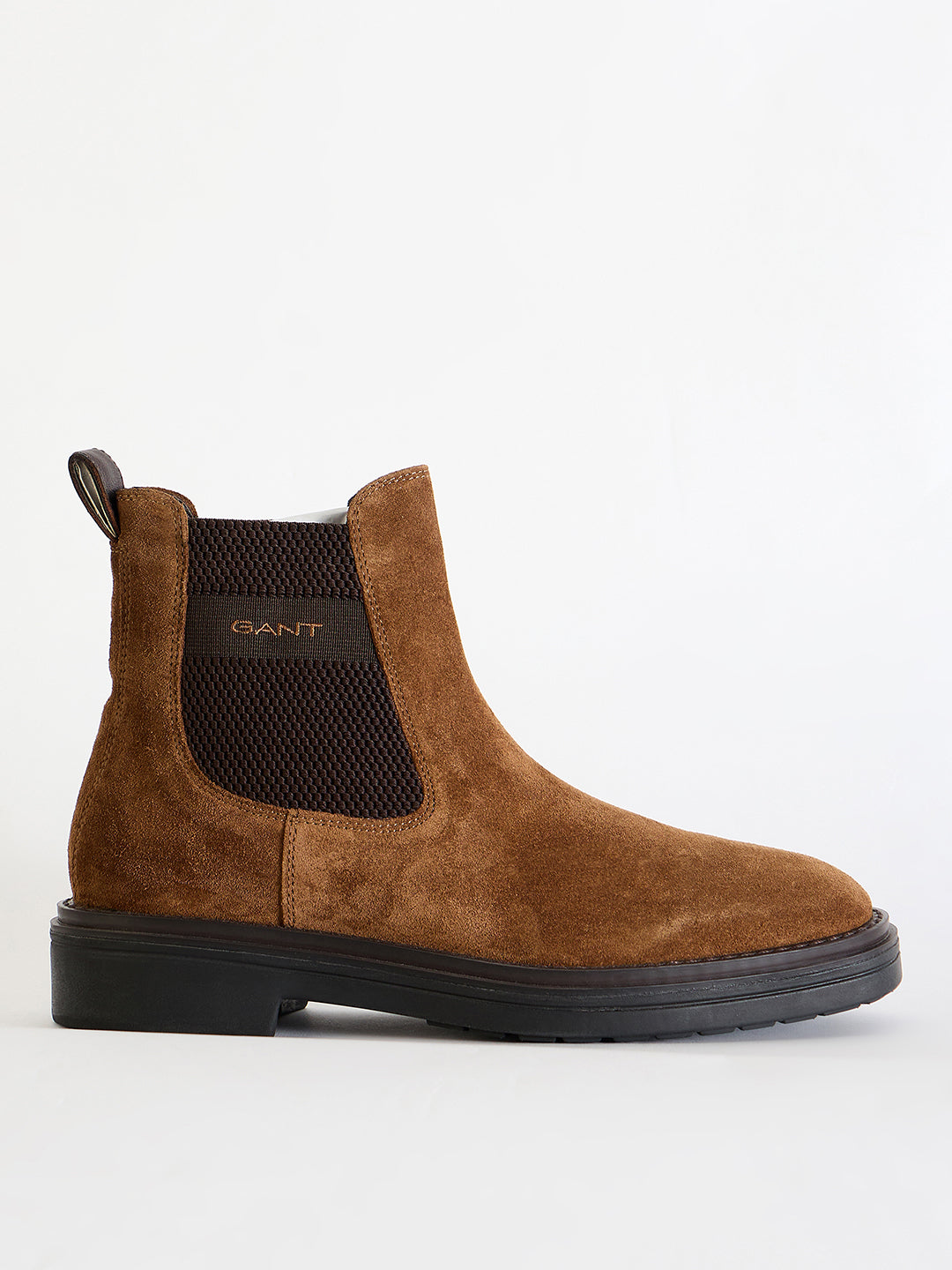 Gant Men Brown Solid Slip-On Round Toe Boots