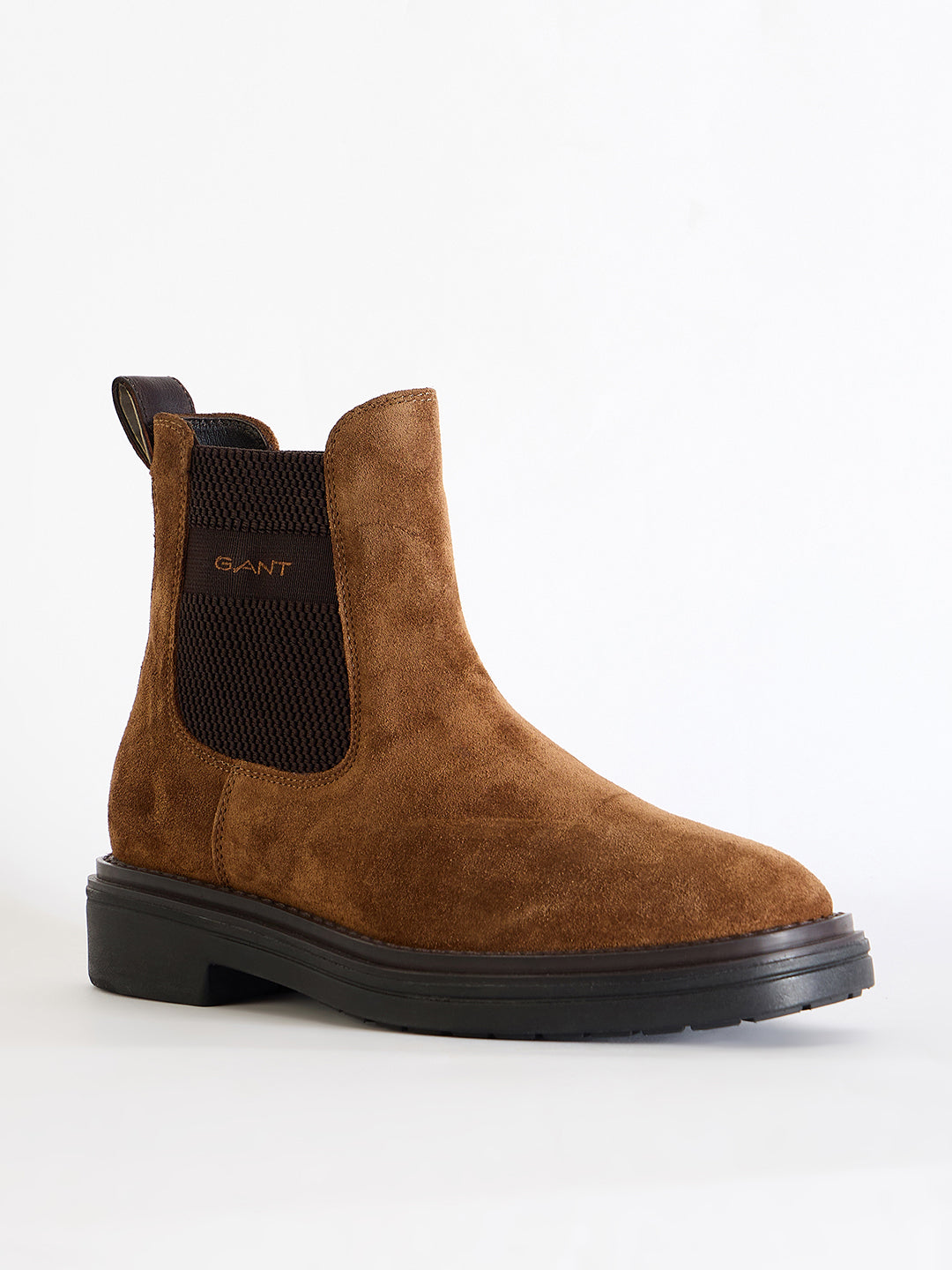 Gant Men Brown Solid Slip-On Round Toe Boots