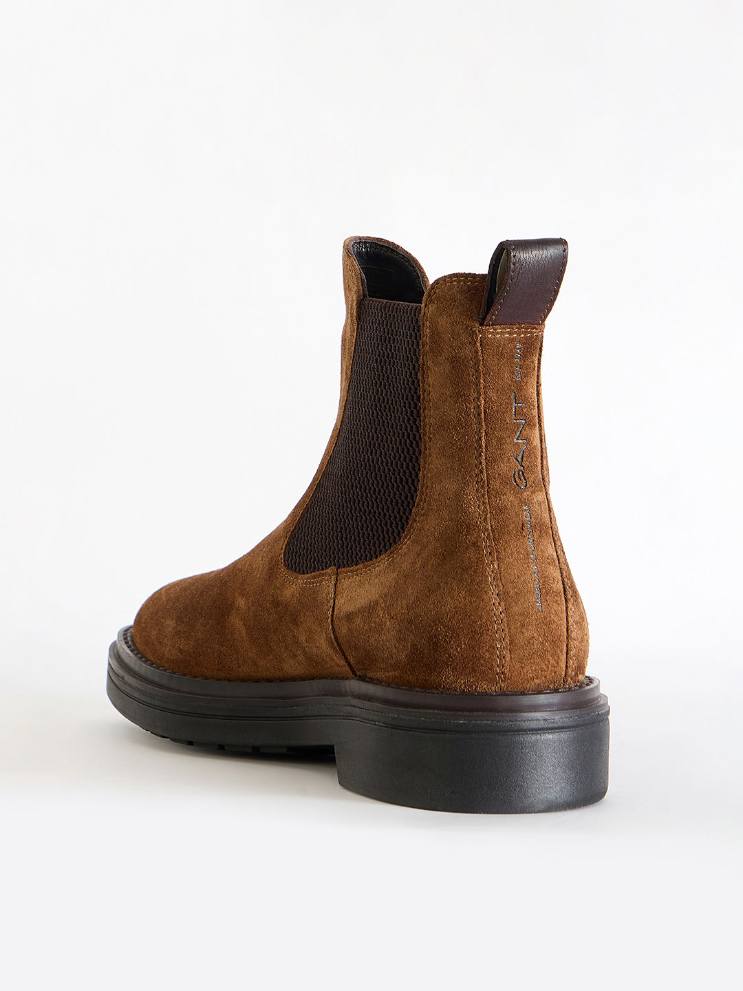 Gant Men Brown Solid Slip-On Round Toe Boots