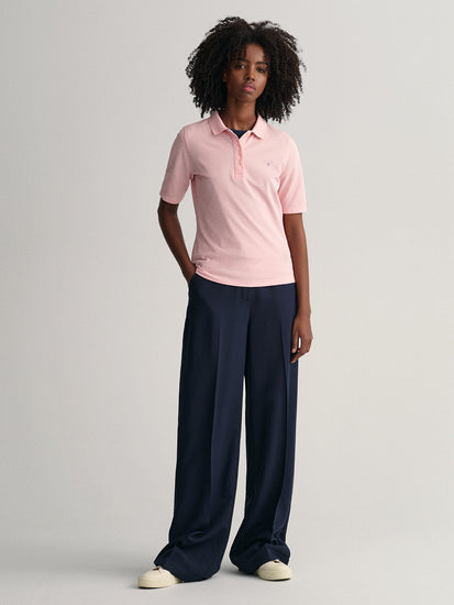 Gant Pink Preppy Regular Fit Polo T-Shirt