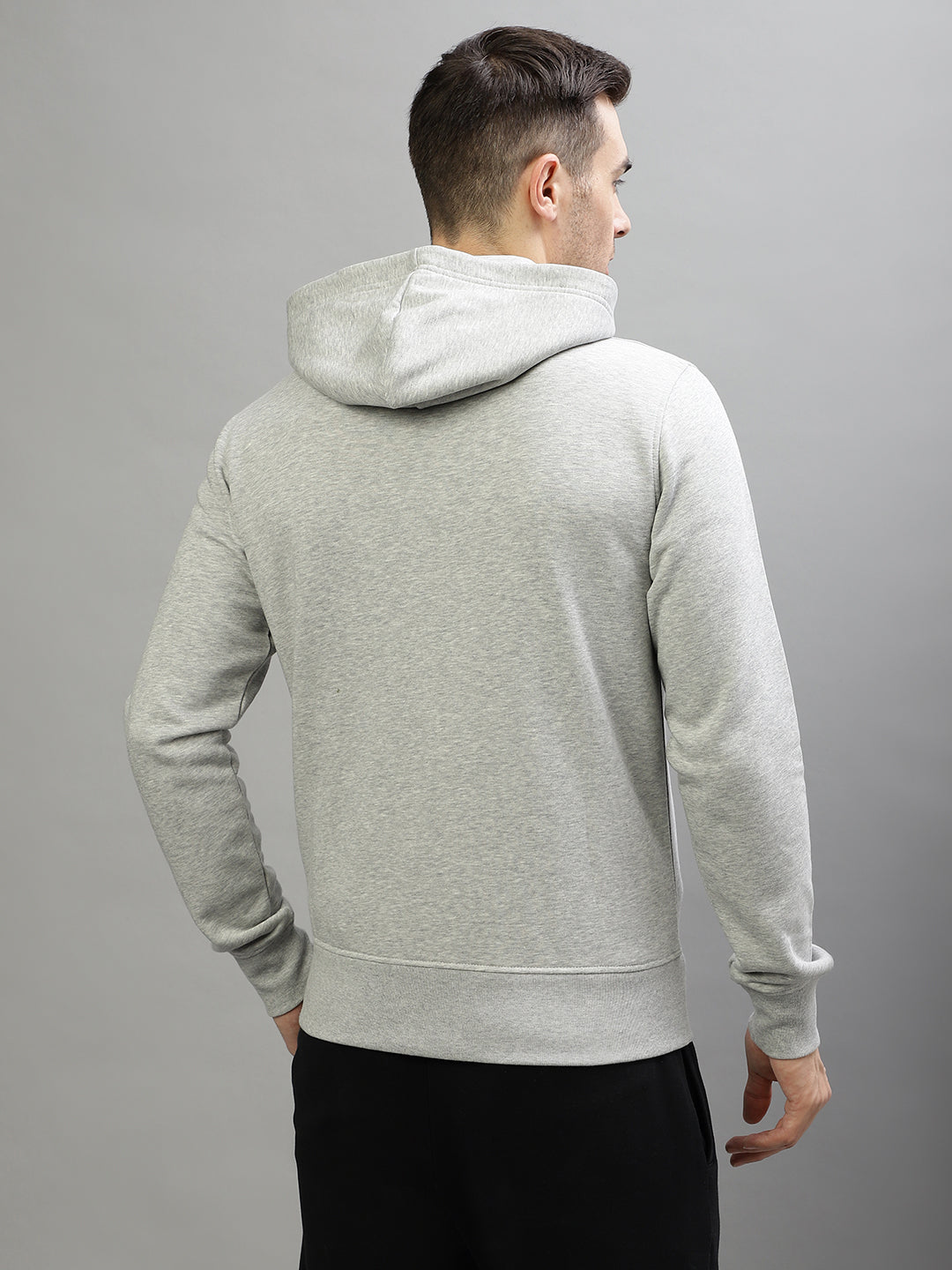 Gant Men Solid Hooded Full Sleeves Sweatshirt