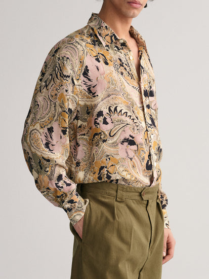 Gant Multicolor Fashion Printed Oversized Shirt