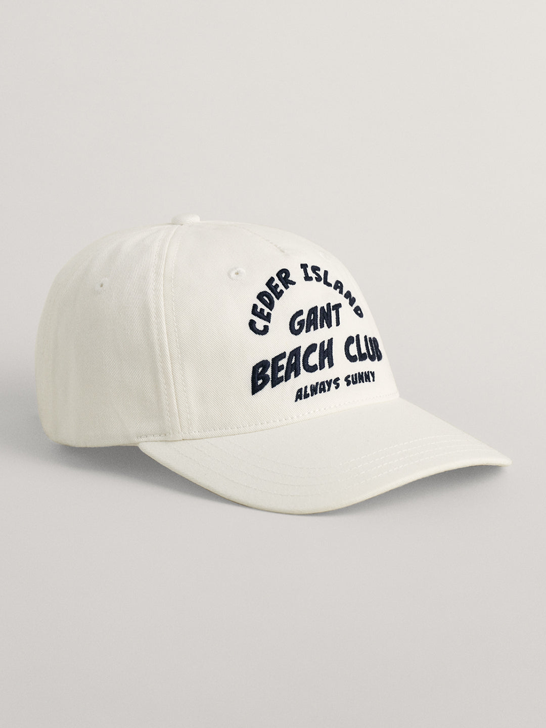 Gant Men White Solid Cap