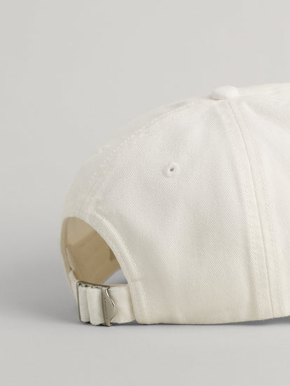 Gant Men White Solid Cap