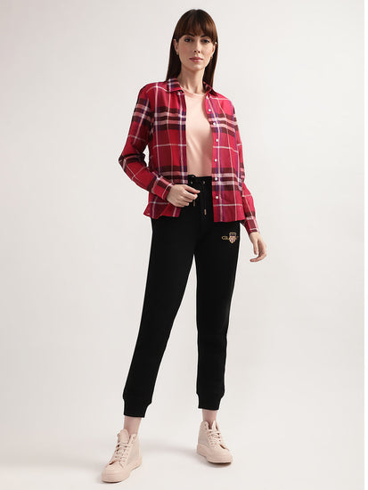 Gant Red Checked Relaxed Fit Shirt