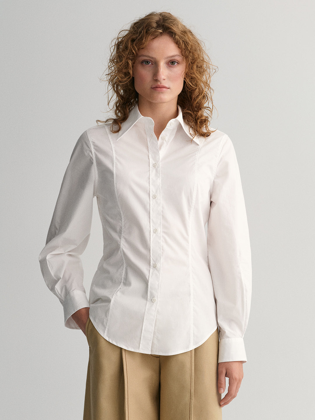 Gant Cutaway Collar Cotton Casual Shirt