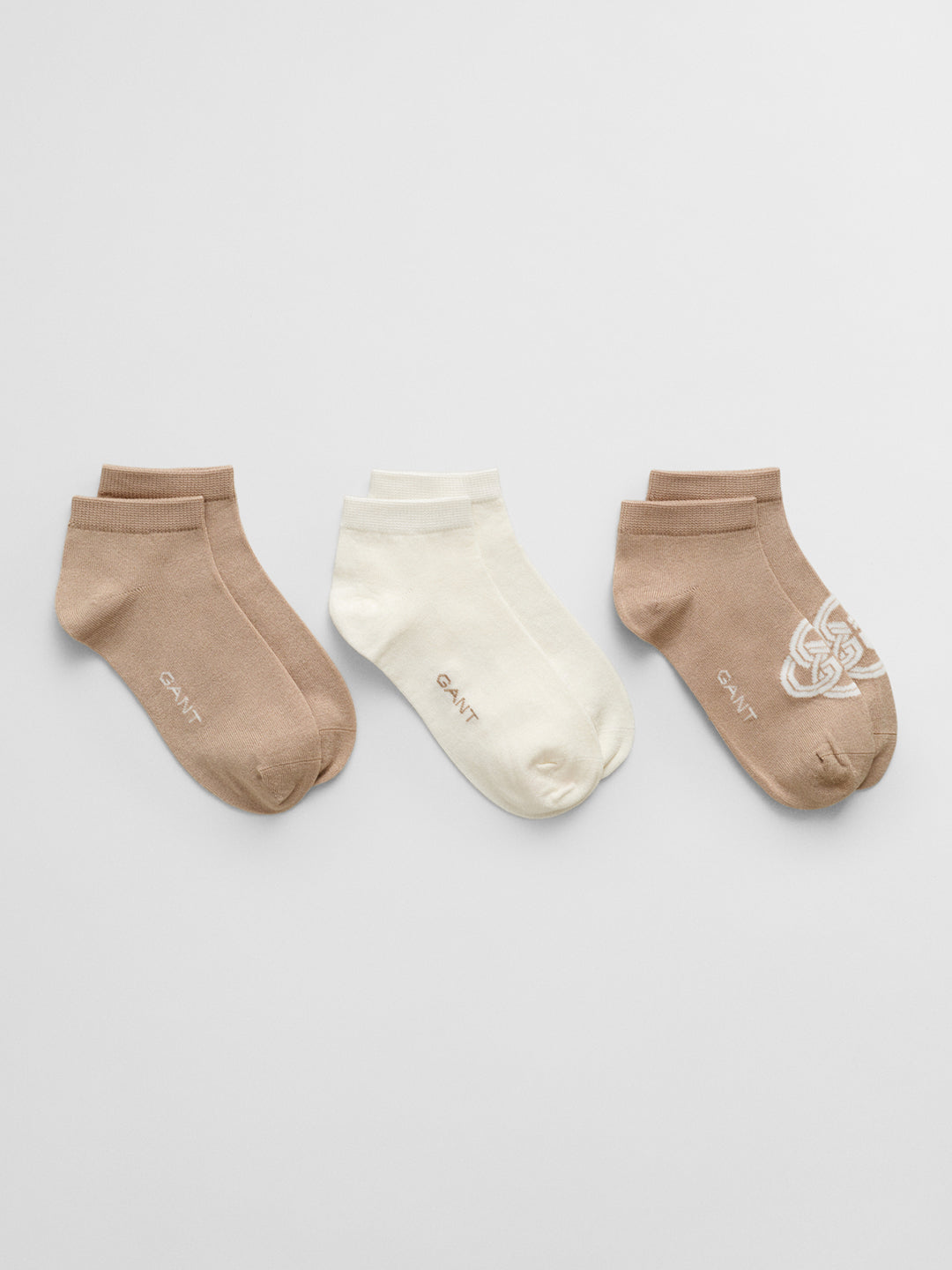 Gant Women Beige Patterned Ankle Length Socks