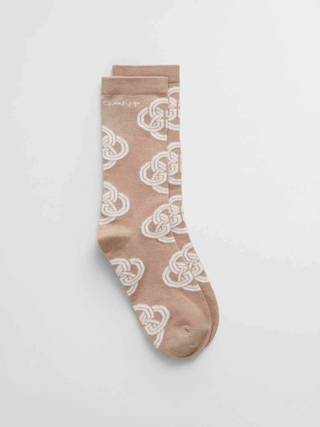 Gant Women Beige Patterned Calf Length Socks