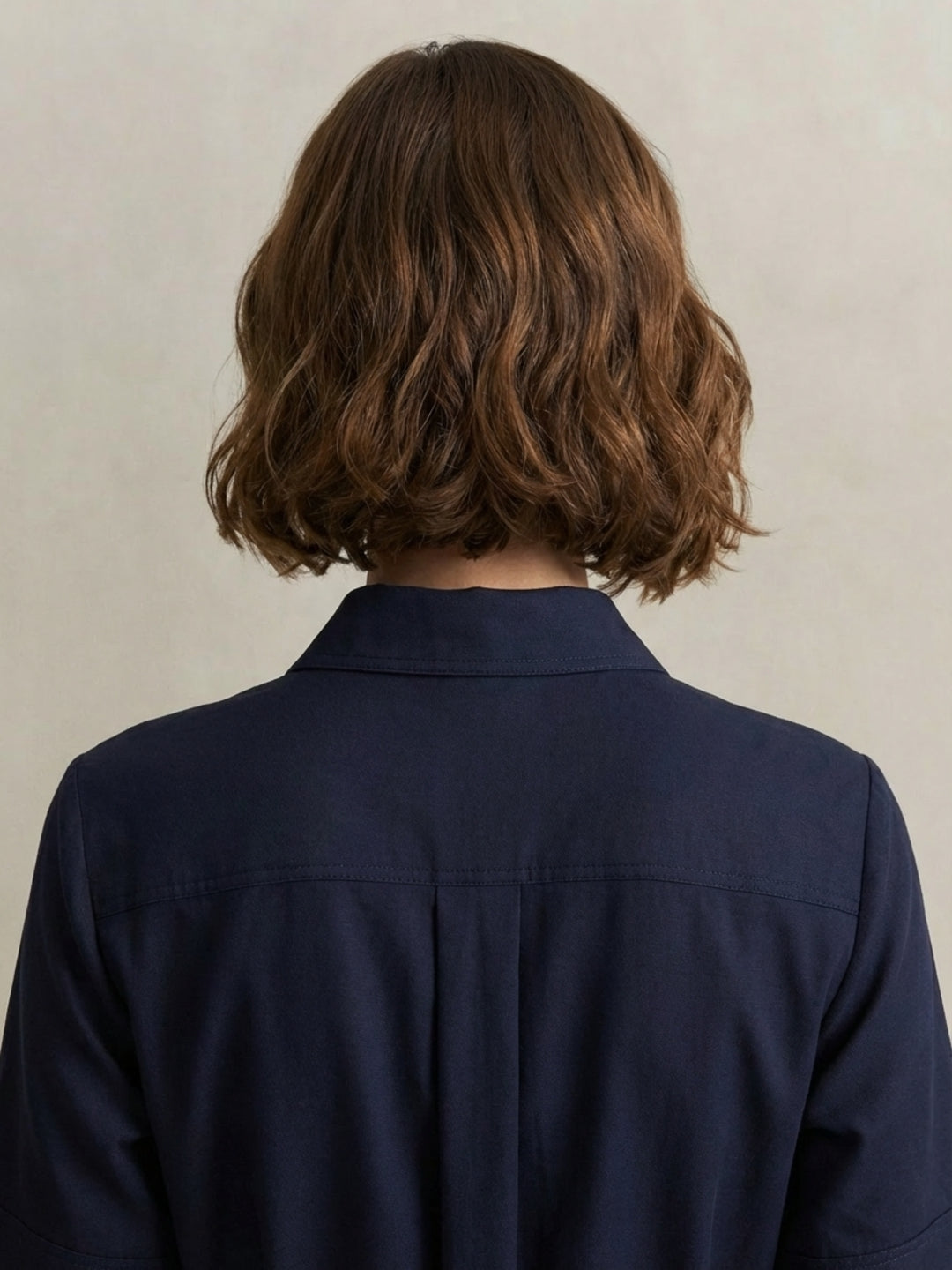 Gant Women Navy Blue Solid Regular Fit Dress