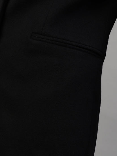 Gant Women Solid Notched Lapel Full Sleeves Overcoat