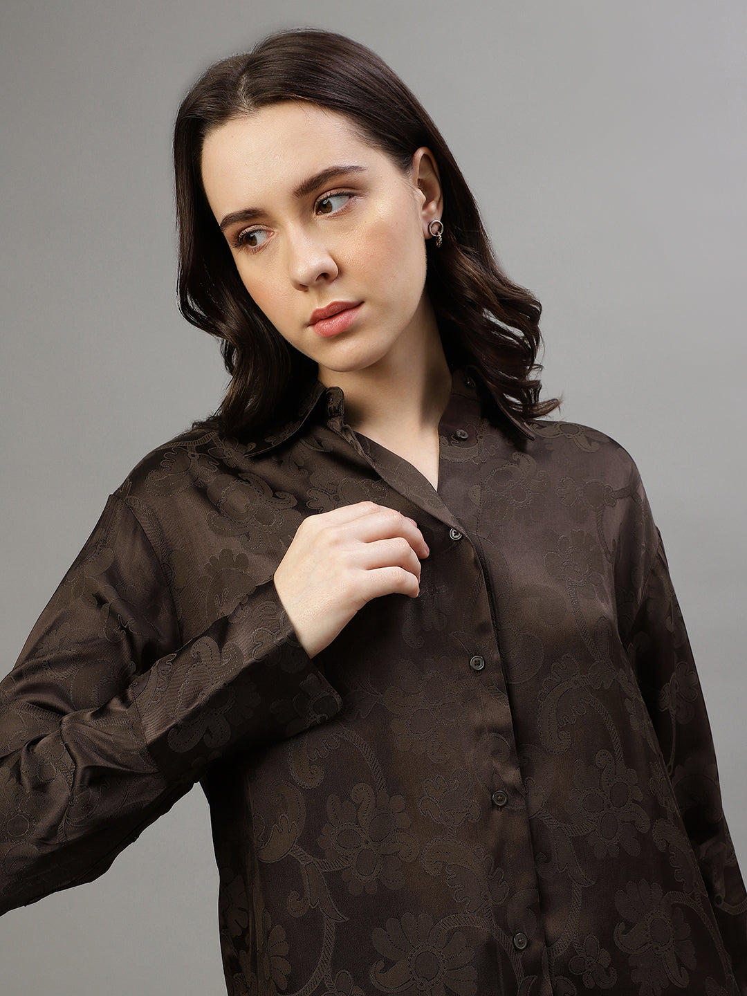 Gant Brown Fashion Relaxed Fit Shirt