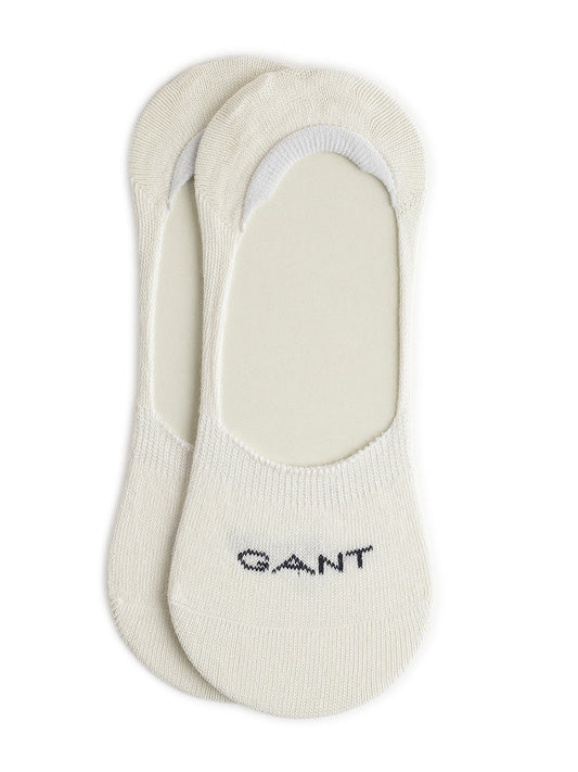 Gant Women Off White Solid Socks (Pack of 2)