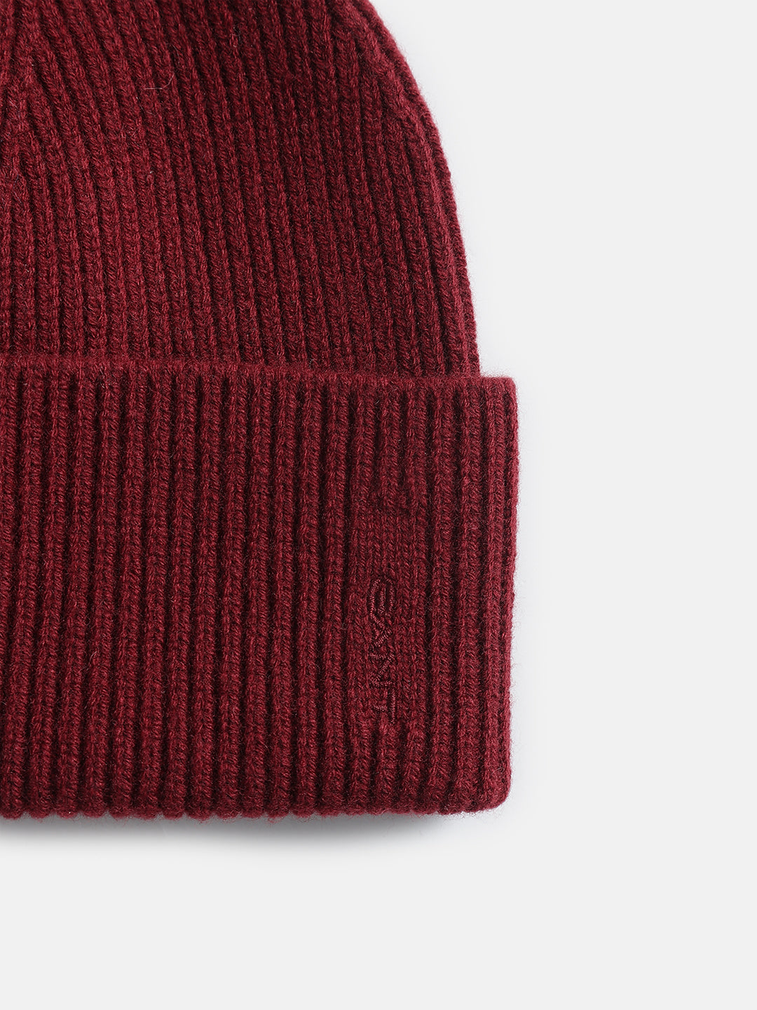 Gant Women Red Solid Beanie Cap