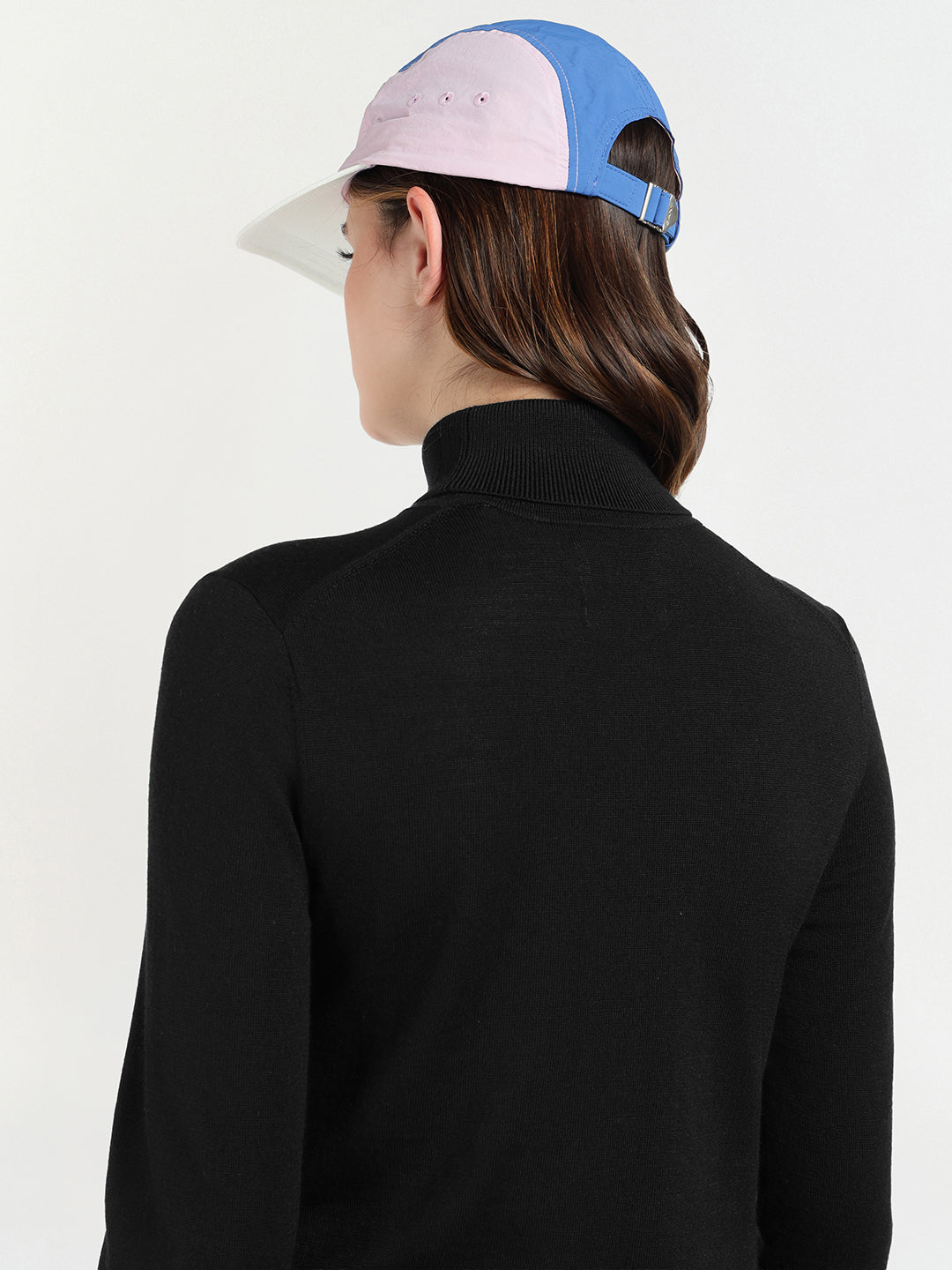 Gant Women Black Solid Turtle Neck Sweater