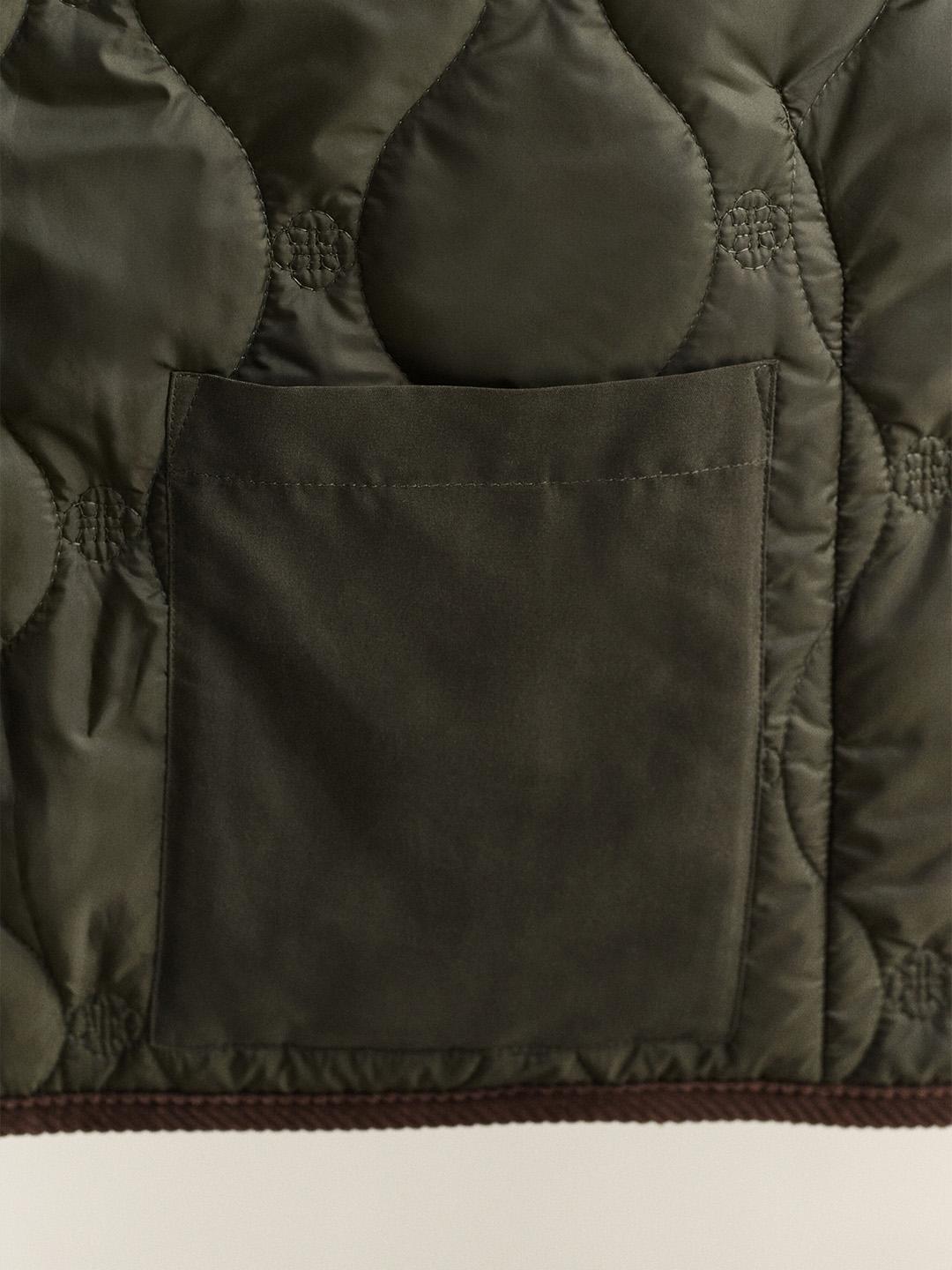 Gant Women Green Regular Fit Quilted Jacket