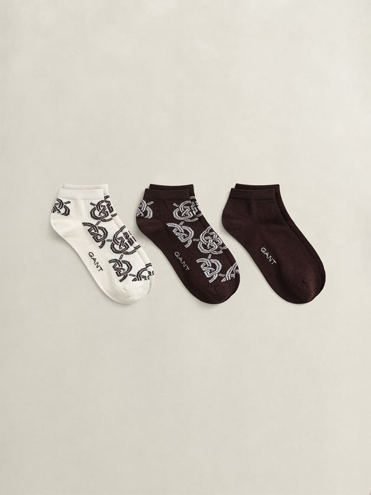 Gant Women Multicolour Printed Socks - Pack Of 3