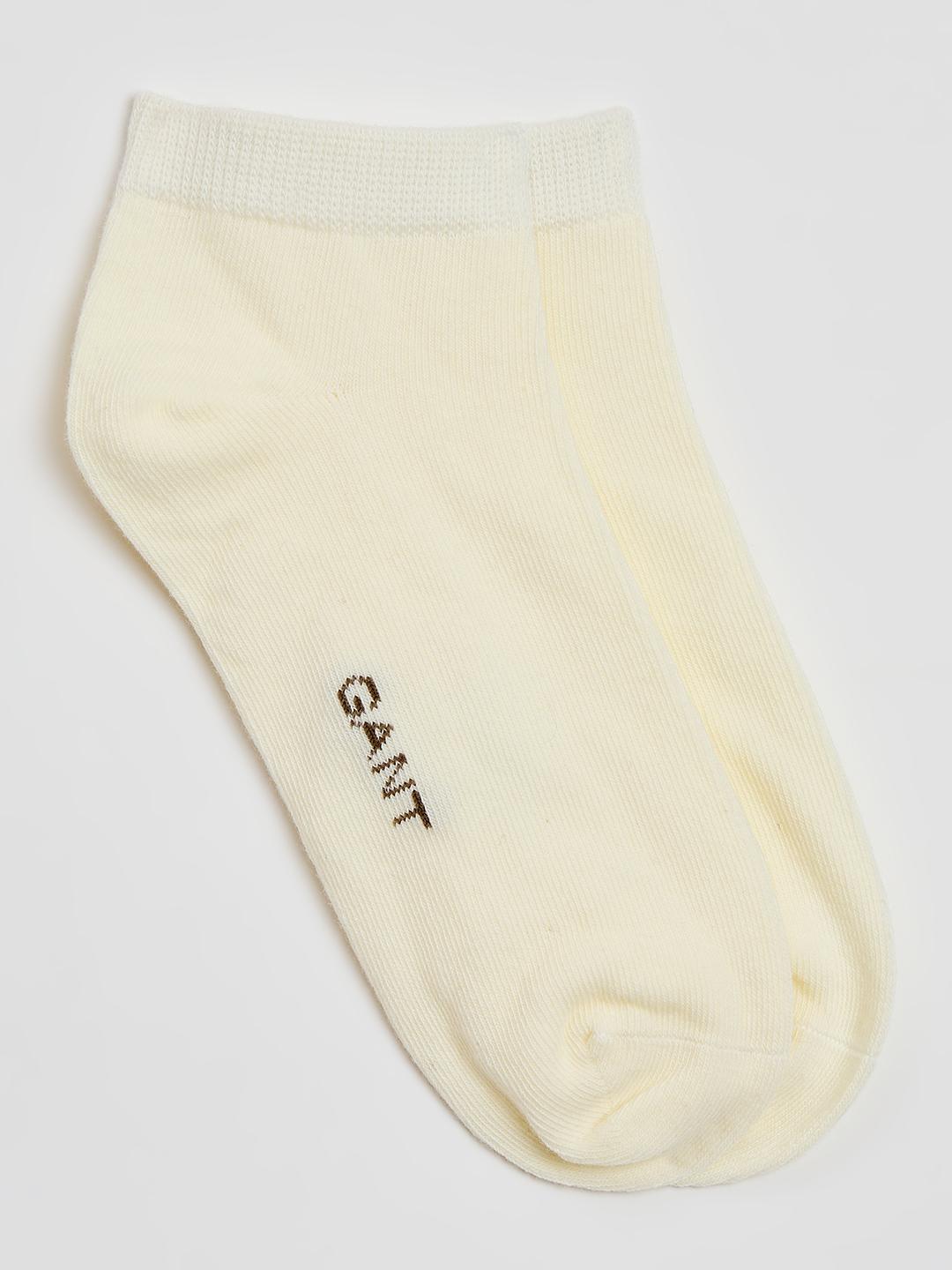Gant Women Brown And White Argyle Checked Socks - Pack Of 2