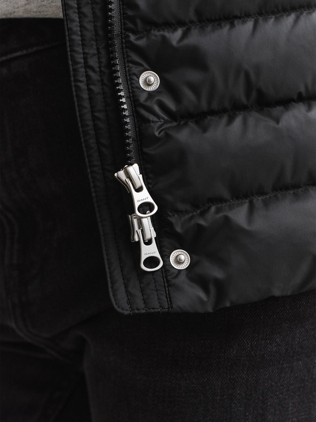 Gant Women Black Quilted Regular Fit Puffer Jacket