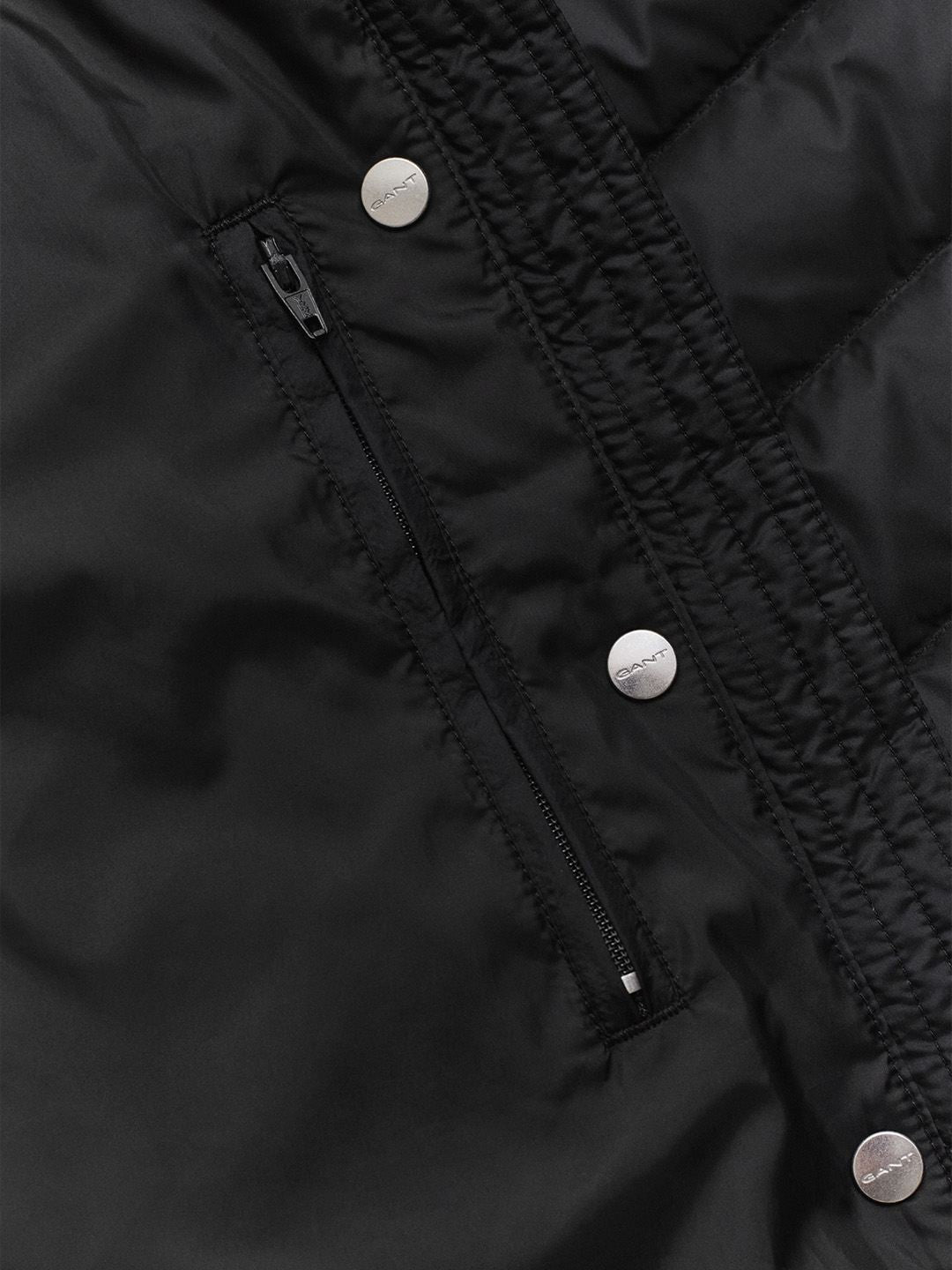 Gant Women Black Quilted Regular Fit Puffer Jacket