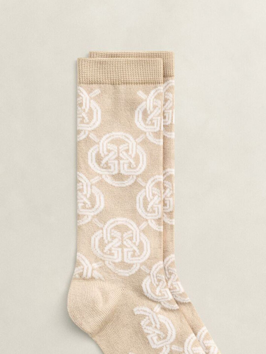Gant Women Beige Printed Socks