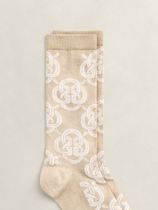 Gant Women Beige Printed Socks